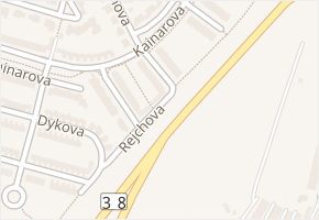 Dusíkova v obci Jihlava - mapa ulice