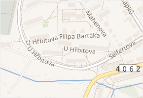 Filipa Bartáka v obci Jihlava - mapa ulice