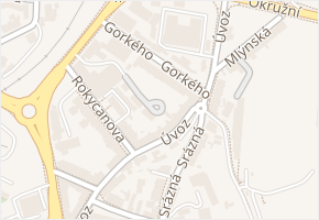 Gorkého v obci Jihlava - mapa ulice