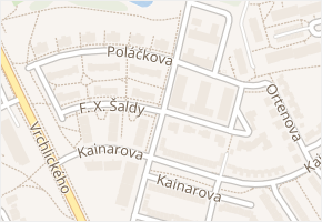 Halasova v obci Jihlava - mapa ulice