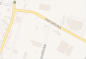 Heroltická v obci Jihlava - mapa ulice