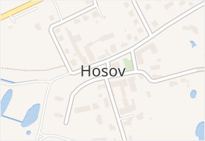 Hosov v obci Jihlava - mapa části obce