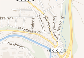 Jabloňová v obci Jihlava - mapa ulice
