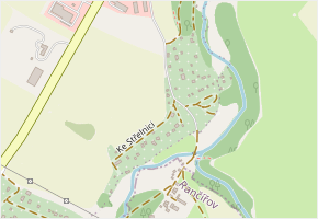 Ke Střelnici v obci Jihlava - mapa ulice
