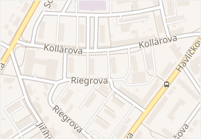 Kollárova v obci Jihlava - mapa ulice