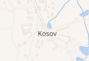 Kosov v obci Jihlava - mapa části obce