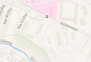 Kosovská v obci Jihlava - mapa ulice