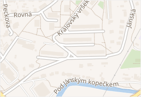 Královský vršek v obci Jihlava - mapa ulice