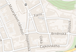 Masarykovo náměstí v obci Jihlava - mapa ulice