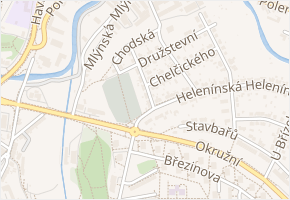 Na Kalvárii v obci Jihlava - mapa ulice