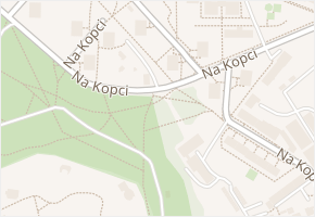 Na Kopci v obci Jihlava - mapa ulice