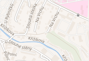 Na Vrchu v obci Jihlava - mapa ulice