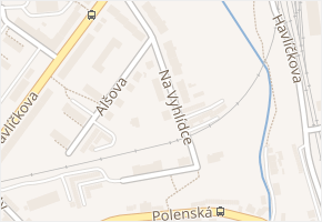 Na Vyhlídce v obci Jihlava - mapa ulice