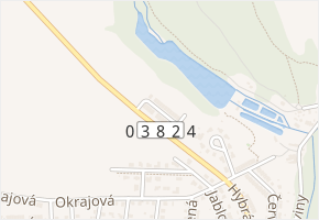 Nad Borovinkou v obci Jihlava - mapa ulice