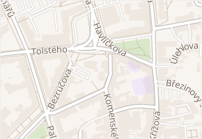 náměstí Svobody v obci Jihlava - mapa ulice