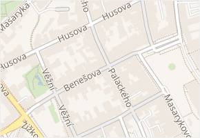 Palackého v obci Jihlava - mapa ulice