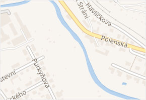 Polenská v obci Jihlava - mapa ulice