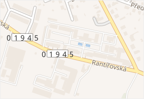 Rantířovská v obci Jihlava - mapa ulice