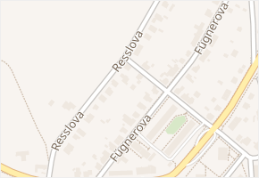 Resslova v obci Jihlava - mapa ulice