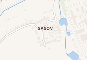 Sasov v obci Jihlava - mapa části obce