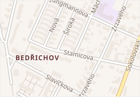 Široká v obci Jihlava - mapa ulice