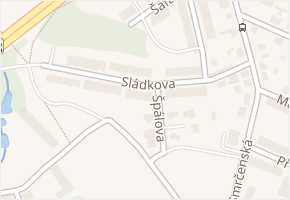 Sládkova v obci Jihlava - mapa ulice