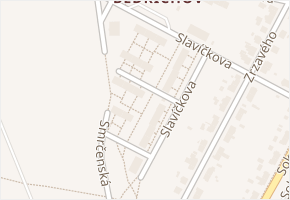Slavíčkova v obci Jihlava - mapa ulice