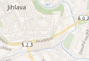 Slepá v obci Jihlava - mapa ulice