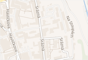 Srázná v obci Jihlava - mapa ulice