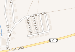 Stará cesta v obci Jihlava - mapa ulice