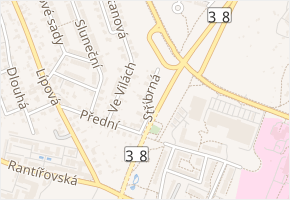 Stříbrná v obci Jihlava - mapa ulice