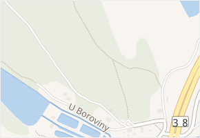 U Boroviny v obci Jihlava - mapa ulice