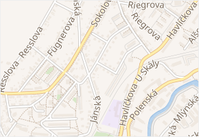 U Hraničníku v obci Jihlava - mapa ulice