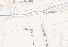 U Koželuhů v obci Jihlava - mapa ulice