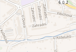Zahradní v obci Jihlava - mapa ulice