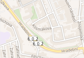 Židovská v obci Jihlava - mapa ulice