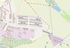 Žitná v obci Jihlava - mapa ulice
