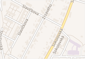 Zrzavého v obci Jihlava - mapa ulice
