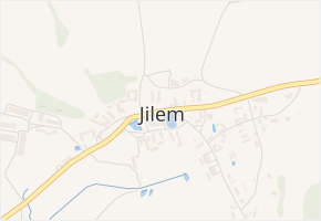 Jilem v obci Jilem - mapa části obce