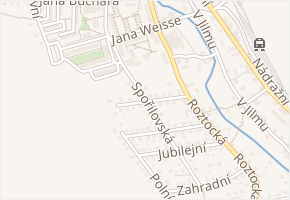 Budovatelská v obci Jilemnice - mapa ulice