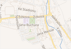 Jaroslava Havlíčka v obci Jilemnice - mapa ulice