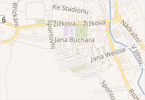 Jeriova v obci Jilemnice - mapa ulice