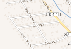 Jubilejní v obci Jilemnice - mapa ulice