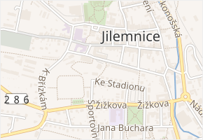 K Hraběnce v obci Jilemnice - mapa ulice