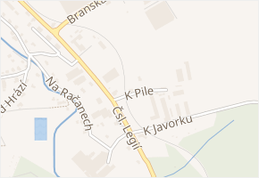 K Pile v obci Jilemnice - mapa ulice