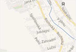 Knoblochova v obci Jilemnice - mapa ulice