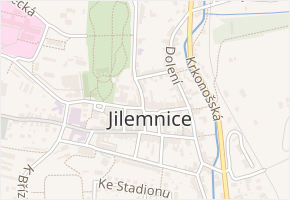 Masarykovo náměstí v obci Jilemnice - mapa ulice