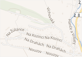 Na Výsluní v obci Jilemnice - mapa ulice
