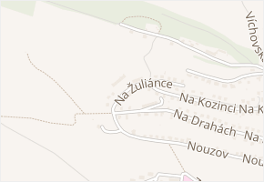 Na Žuliánce v obci Jilemnice - mapa ulice