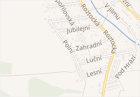 Polní v obci Jilemnice - mapa ulice